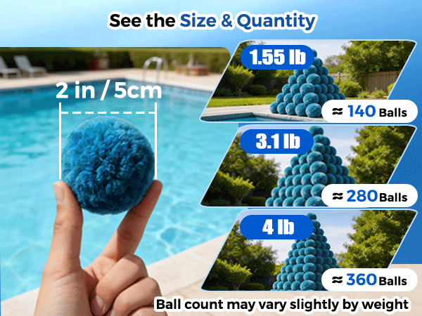 pool filter balls