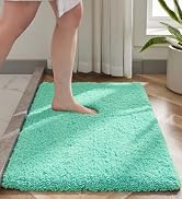 Disolla Bathroom Rug 24x36 Non Slip Fluffy Bath Mat for Bathroom Floor Washable Plush Luxury Bath...