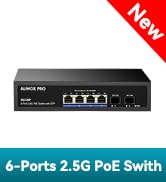 6 port 2.5G poe switch
