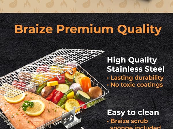 Braize quality girll basket