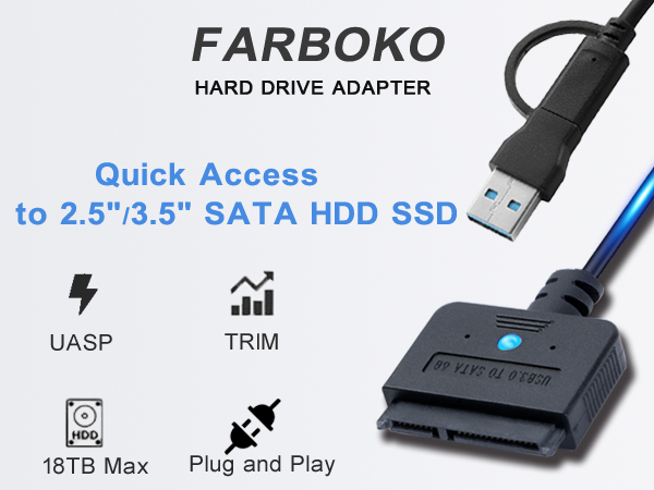 FARBOKO HARD DRIVE ADAPTER