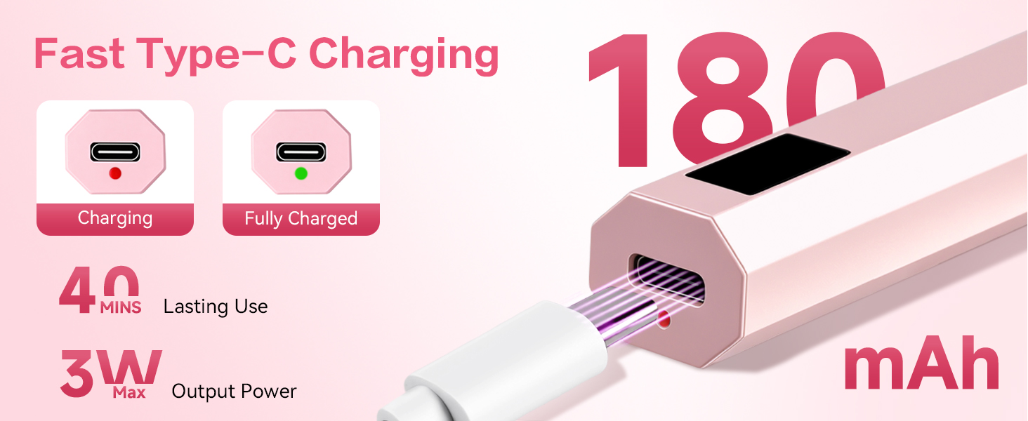fast charging mini handheld uv light pen for home nail DIY