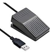 iKKEGOL USB Foot Pedal, USB Single Foot Switch Game Control, One Key Programmable Footswitch Map ...