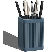 HighHerz Aesthetic Pen Holder For Desk, Modern Silicone Pencil Holder, Stylish Office Desk Decor,...
