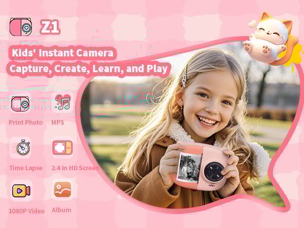 kids camera instant camera