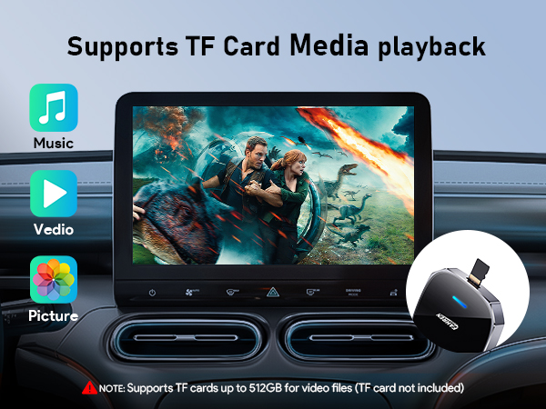 Support TF Card Playback