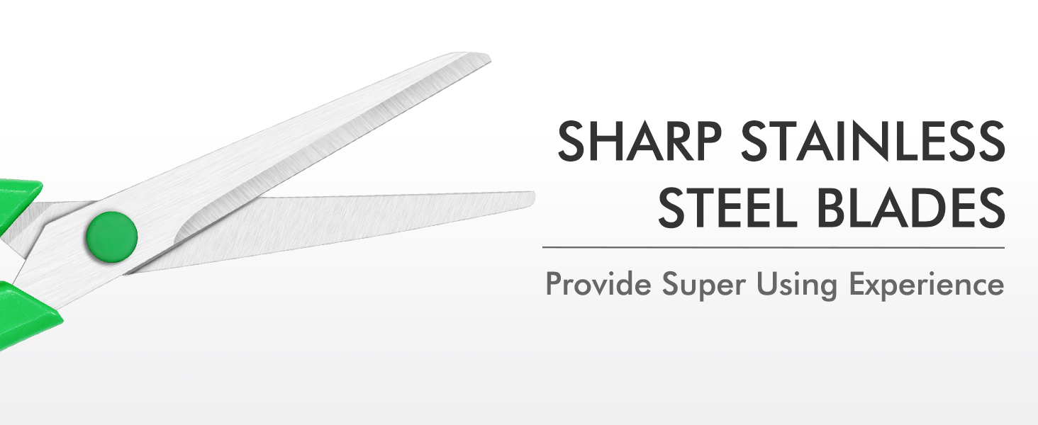Scissors Bulk, 8 Inch Scissors All Purpose Sharp Sewing Fabric Shears for Office School Supplies