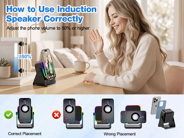 TARKARI Wireless Induction Speaker