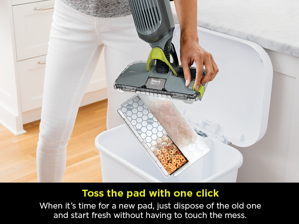 Just dispose of the old one &amp; start fresh without having to touch the mess.