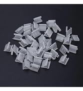 100Pcs Transparent Plastic V-Shaped Balloon Clips, Party Supplies for Wedding, Halloween Decorations