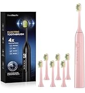OasiSmile Electric Toothbrush for Adults, 42000 VPM Deep Clean Sonic Toothbrush with 6 Brush Head...