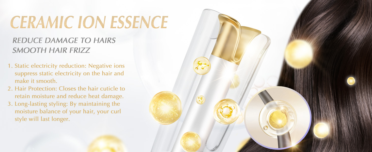 Negative ion hair care