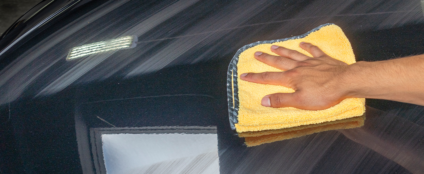 Reusable microfiber towels for auto detailing, interior cleaning, and quick detailer wipe-downs