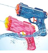Water Gun Squirt Toy for Kids: Leak Proof Super Water Guns for Kids Age 3 4 5 8 12 Boys Girls Adu...