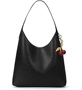 HICARRY Faux Suede Hobo Bags Vegan Leather Shoulder Bag Tote for Women Medium Slouchy Designer Ha...