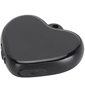 Heart Pendant Digital Voice Recorder, Mini Noise Reduction Voice Activative Recorder with Up to 1...