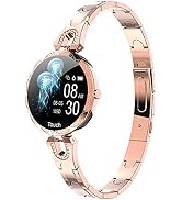 Smart Watch for Women,Waterproof Fitness Tracker for Android iOS Heart Rate Monitor Blood Pressur...