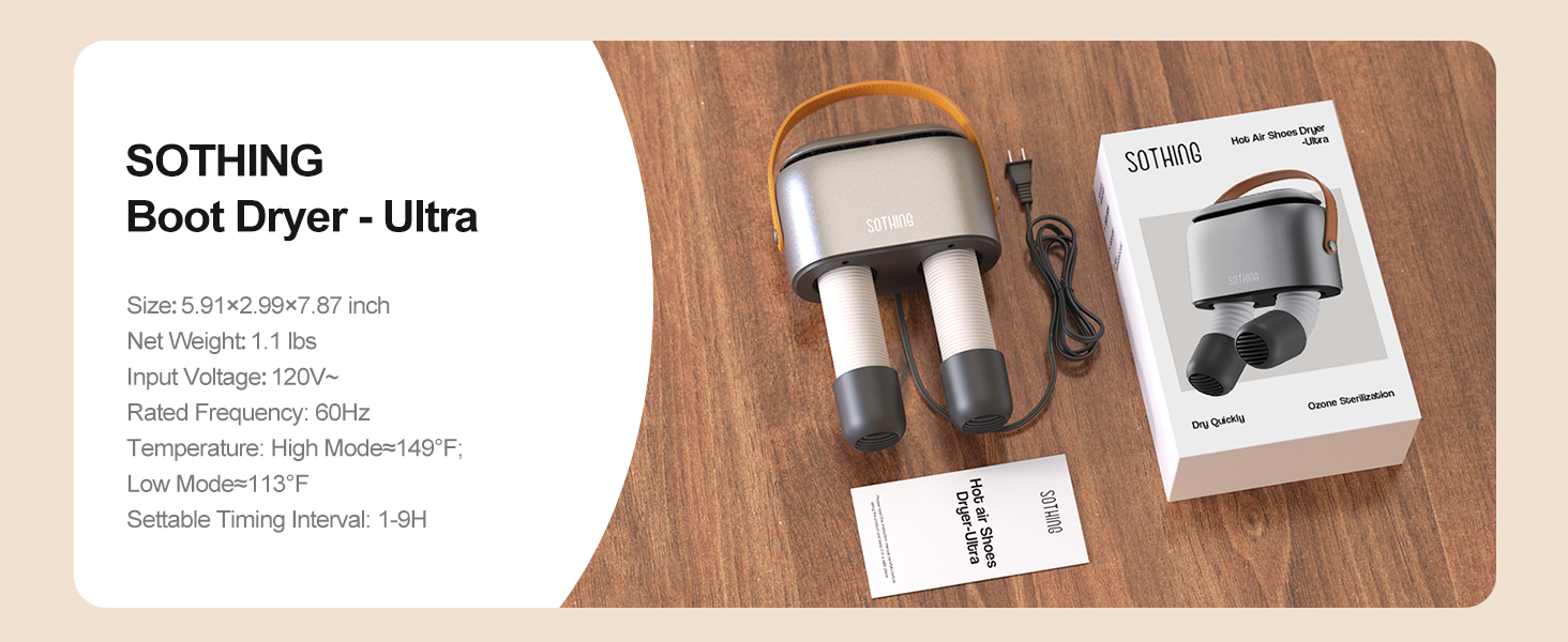 sothing boot dryer