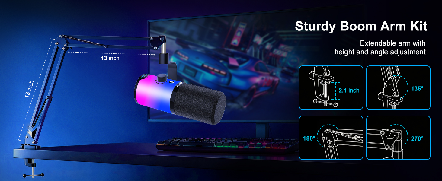 Dynamic Gaming Microphone