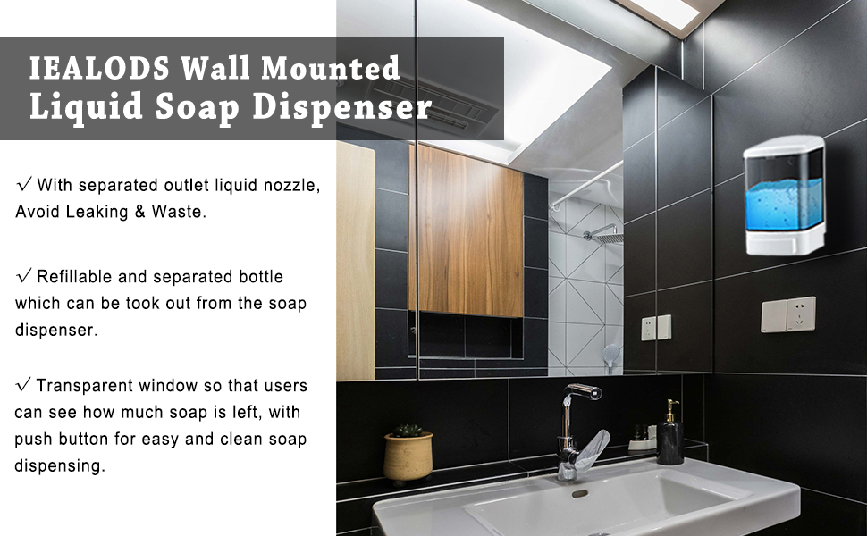 Manual Soap Dispenser Wall Mounted