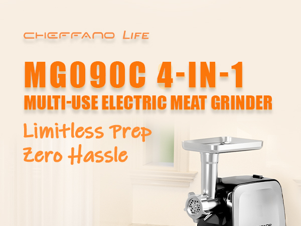 Electric Meat Grinder CHEFFANO Life