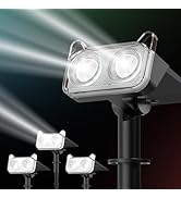 Bright Solar Spot Lights Outdoor Waterproof, Solar Lights, 30H+ Runtime Spotlights, Auto ON/Off, ...