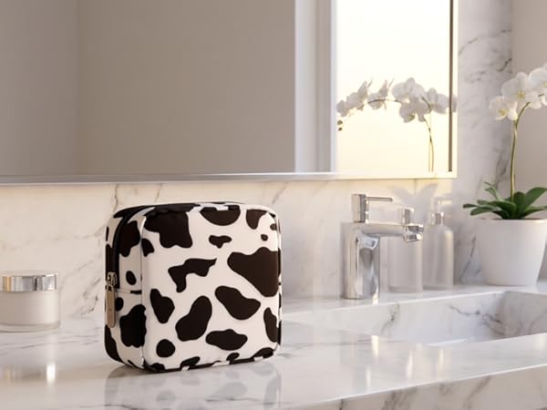 cow toiletry bag
