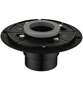 Shower Drain Accessories Floor Drain Base Flange with Rubber Coupler ABS and PVC Material for Lin...