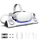 ZYBER Charging Dock for Meta Quest 2, VR Charging Stand for Charging Oculus Quest 2 (Support Elit...