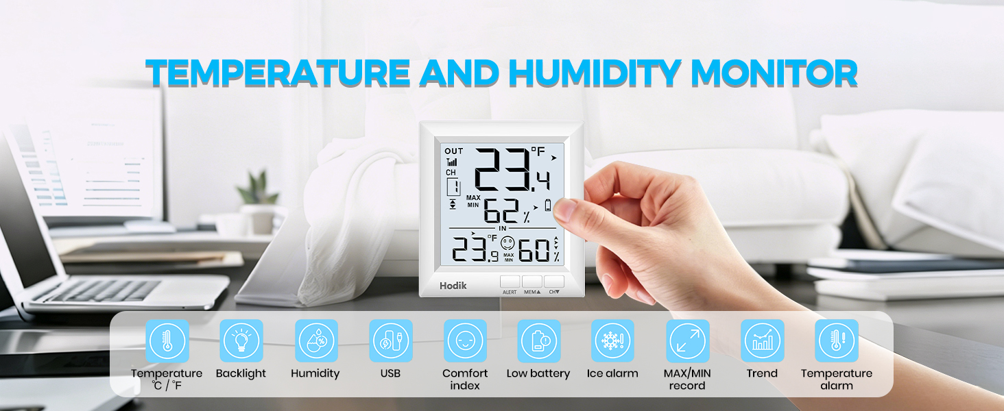 temperature and humidity monitor