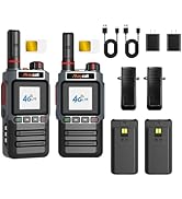 Lifetime Use Global Walkie Talkies with SIM Cards Unlimited Range Walkie Talkies 5000 Miles Dual ...