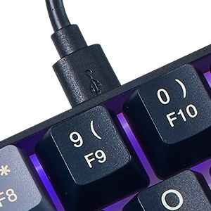 Wired Portable 60% Mechanical Feeling Gaming Keyboard,