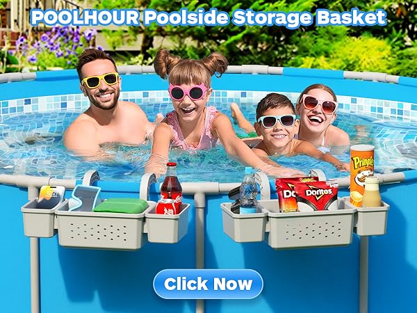 Poolside Storage Basket