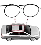 Roof Drip Molding Left and Right Side Compatible with Toyota Camry 2007-2011 Replaces 75555-06030...