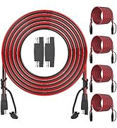 OYMSAE 25Feet SAE to SAE Extension Cable Quick Disconnect Connector 16AWG, for Automotive Solar P...