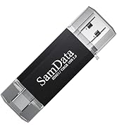 SamData 128GB 1 Pack 2 in 1 OTG USB C + USB Flash Drives USB2.0 Thumb Drives, USB A and USB C Dua...