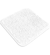 PureSwan Small Bathroom Rug 12"x12" – Washable and Absorbent Mini Bath Mat, Non Slip, Thick Soft ...