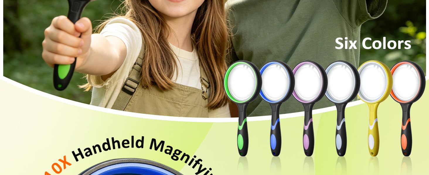 magnifying glasses