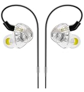 Xvive T9 in Ear Monitor, Professional IEM Earbuds with Knowles Dual BA Drivers