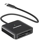 DriverGenius 3-in-1 USB-C 3.2 Gen1 Compact Flash (CF) Card Reader with UHS-II SD 4.0, Micro SD 4....