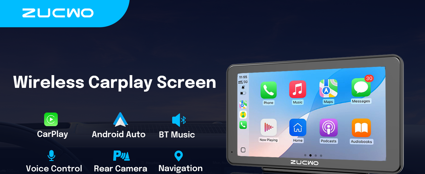 Wireless Carplay Screen for Car