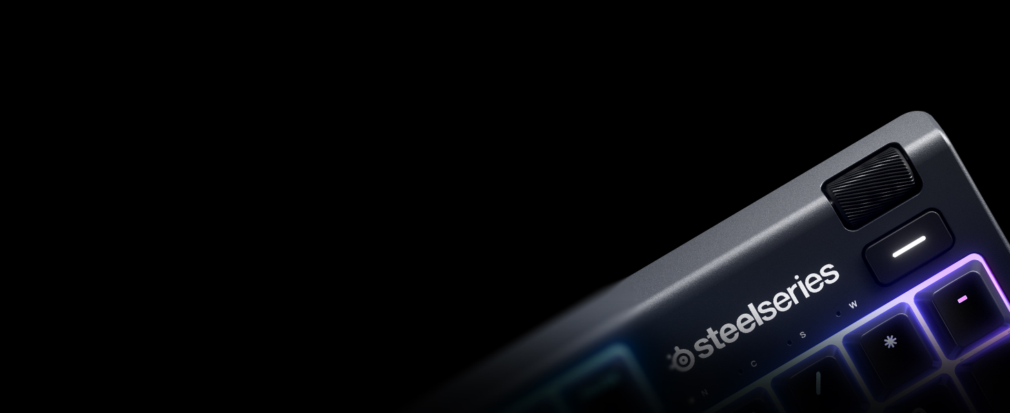 - Apex 3 with clickable metal roller and media keys