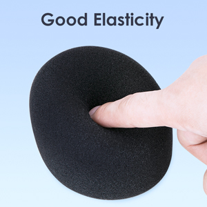 Foam Microphone Windscreen with Furry Windscreen Muff for Blue Yeti, Blue Yeti Pro USB Microphone