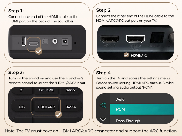 HDMI ARC Connection
