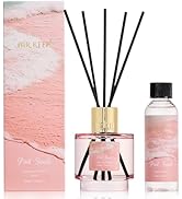 Airkeep Reed Diffuser Set with Refill &amp; 8 Reed Sticks, 6.96 fl oz Pink Sands Home Fragrance, Long...