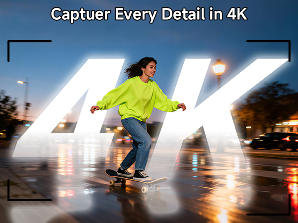 FHD 4k video recording camera