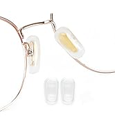 Slip-on Nose Pads Covers,Soft Silicone Eyeglasses Nosepads Anti-Slip Glasses Nose Piece,Eyewear P...