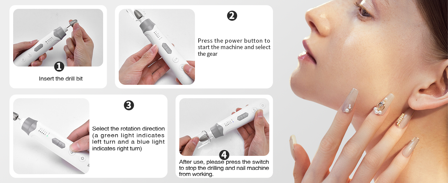 nail file electric nail kit for beginners with everything nail care kit