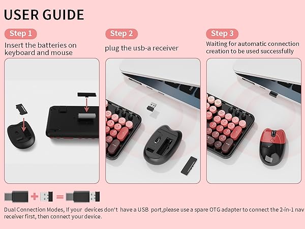 Wireless Keyboard and Mouse