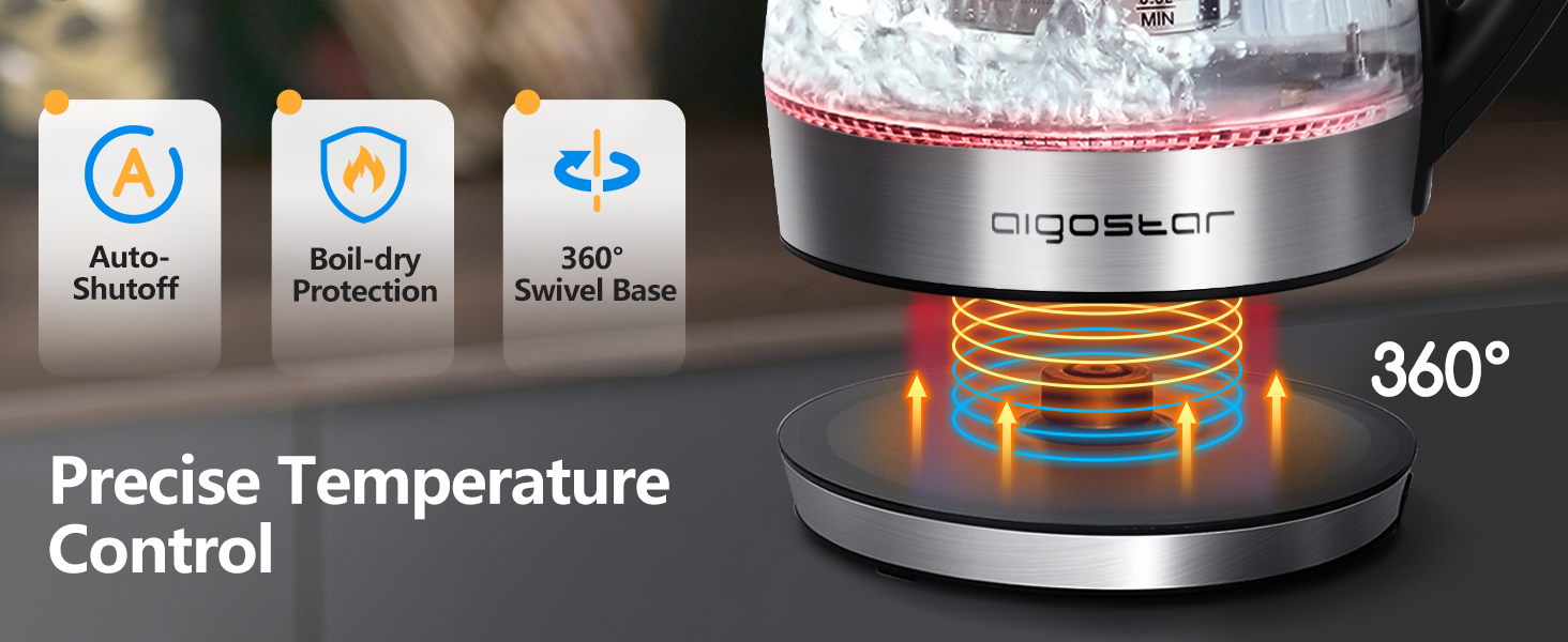 Electric Kettle Temperature Control water heater electric teapot electric tea kettle water boiler